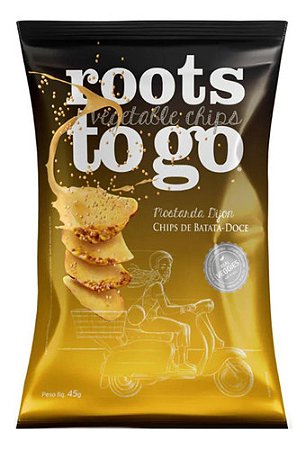 Chips Batata Doce Roots To Go Mostarda Dijon Sem Glúten 45g