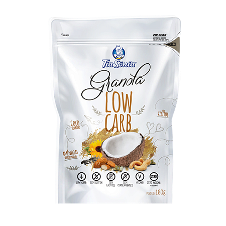 Granola Low Carb com Coco -  Tia Sônia - 180 g