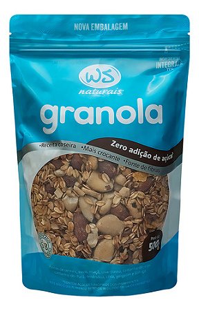 Granola Zero Acucar Ws Naturais 500g