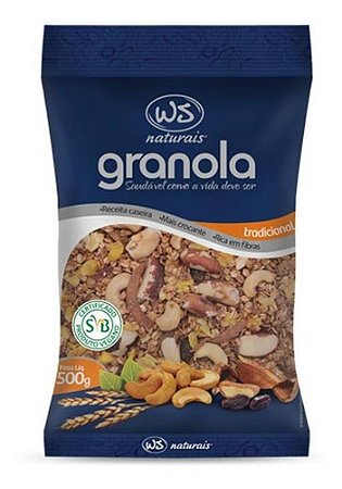 Granola Tradicional Ws Naturais 500g