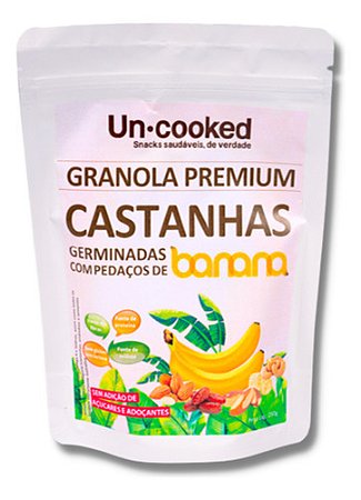 Granola De Castanhas Germinadas Com Banana Uncooked 250g