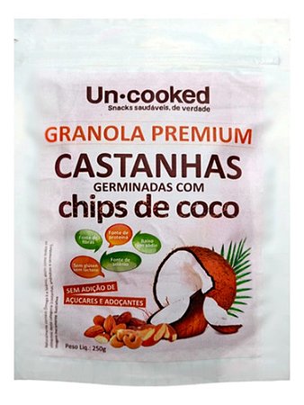 Granola De Castanhas Germinadas Chips Coco Uncooked 250g
