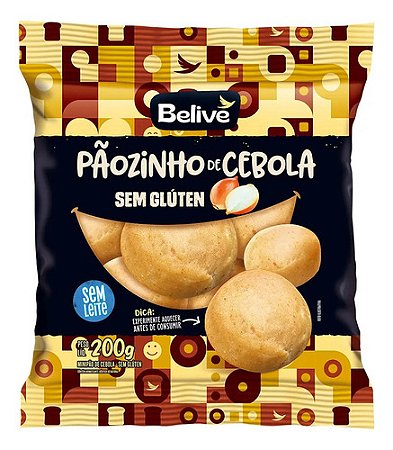 Pãozinho De Cebola Sem Glúten Belive 200g