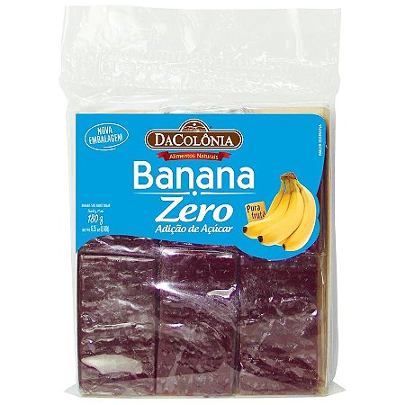 Bananada Zero Açúcar - Dacolônia - 180 g