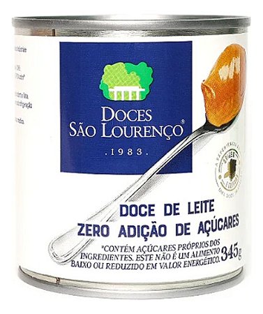 Doce De Leite Pastoso Diet Doces São Lourenço Lata 345g