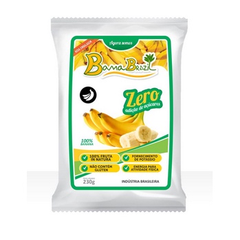Bananada Bananinha Nutryllack (Banabrazil) - Sem adição de açúcar - 10 unidades - 230 g