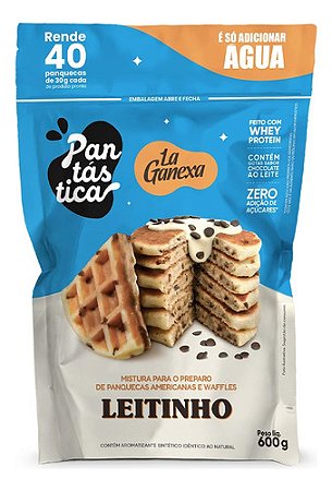 Pantástica Leitinho 600g Mistura Para Panquecas E Waffles