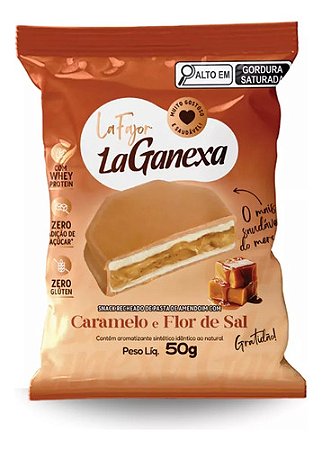 Alfajor La Fajor La Ganexa Caramelo E Flor De Sal - 50 G