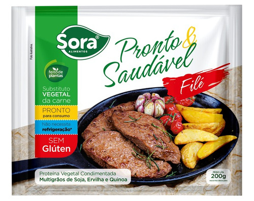 Filé De Proteína Vegetal Sora 200g