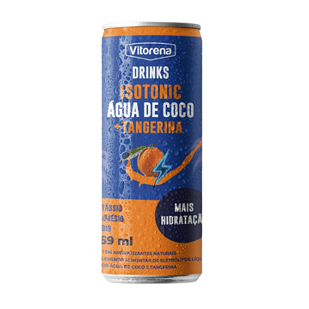 Água de Coco Isotônico Tangerina Vitorena 269 ml