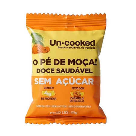 Pé de Moça Saudável Zero Açúcar - Uncooked - 25 g