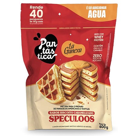 Panqueca Proteica sabor Speculoos em Pouch La Ganexa 600 g