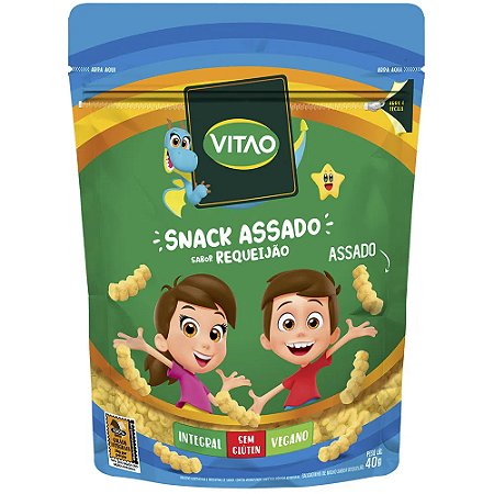 Snack Kids Requeijão Sem Glúten - Vitao - 40 g