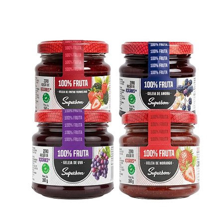 Geleia 100% Fruta Superbom Natural - 160 g