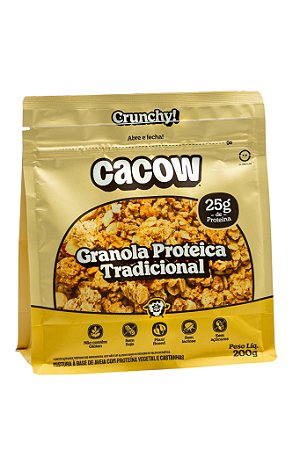Granola Proteica Cacow Vegana Tradiconal - 200 g