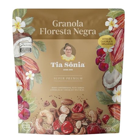 Granola Super Premium Tia Sônia Floresta Negra 200 g