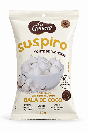 Suspiro La Ganexa Proteico Bala de Coco 30g