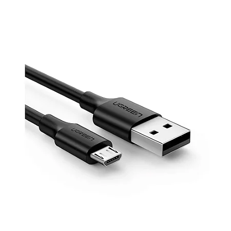 Cabo Ugreen USB-A para Micro USB, 1 Metro - US289 Preto