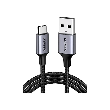 Cabo UGREEN USB-AUSB-C 3A US288 1M Preto