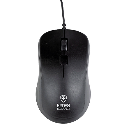 Mouse Com Fio Kross Elegance, USB, 1.200Dpi - KE-M095 Preto