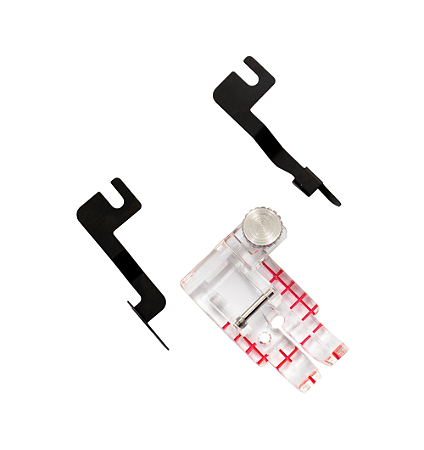 Calcador de visão livre conversível para margem e quilting na vala – 200449001