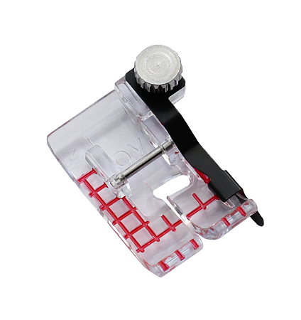 Calcador de visão livre conversível para margem e quilting na vala – 202089005