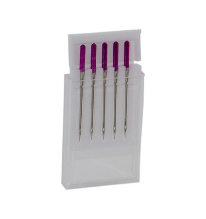 Agulha de Ponta Roxa tamanho 14/90 para Máquina de Costura e Bordado – 202122001