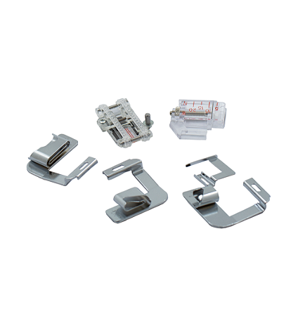 Calcador conversível para bainha, bainha enrolada e viés – 3237777