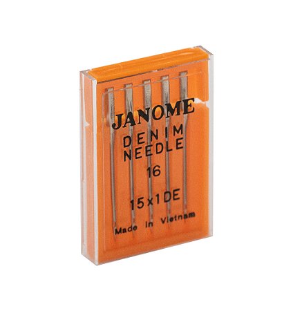 Agulha para Jeans tamanho 16/100 para Máquina de Costura Mecânicas e Eletrônicas – 990416000