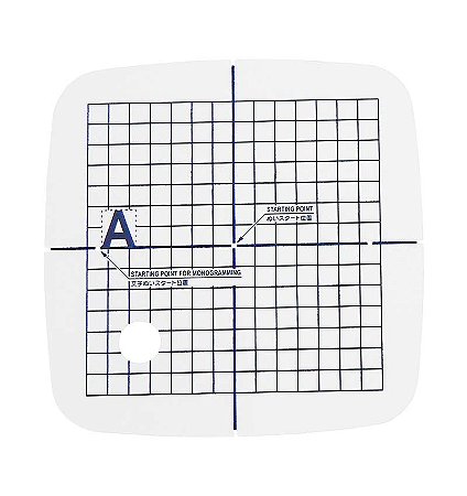 Gabarito do bastidor 14×14 cm para máquina MC230E e MC200E – 856801800