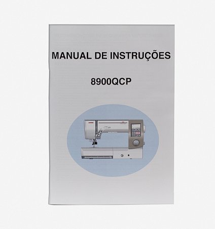 Manual de instrução para máquina 8900QCP – 858800595