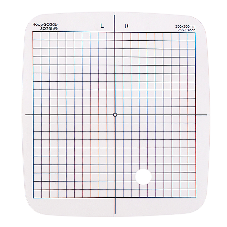 Gabarito para Bastidor de Bordado SQ20b (20x20cm) para Máquina de Bordar MC400E, MC500E, MC550E e MC550E LE - 864801A01