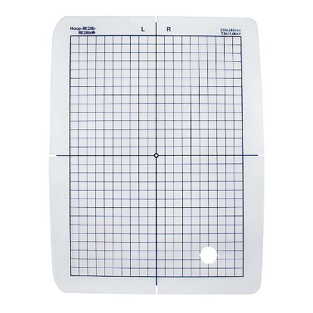 Gabarito RE28b para bastidor de bordado 20 x 28 cm para Máquina de Bordar MC500E, MC550E e MC550E LE - 864809A01