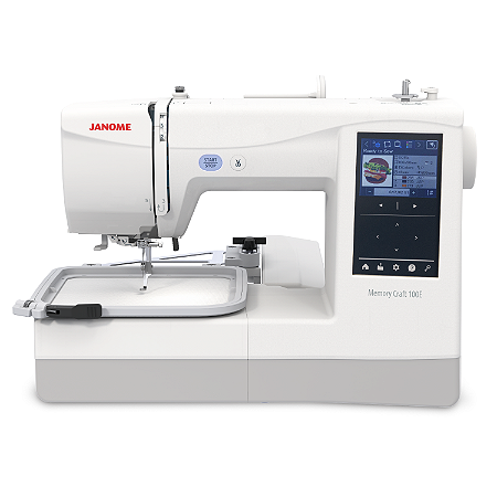 MC100E – Máquina de Bordar 1 agulha com área 14 x 14 cm