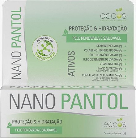 Hidratante Nano Pantol ECCO'S 15g