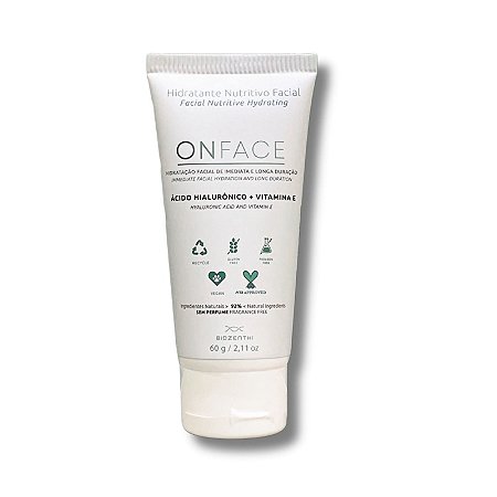 Hidratante Nutritivo Facial OnFace Biozenthi 60g