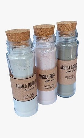 Argila para Máscara Facial Branca BEAUTÉ Organique 100g