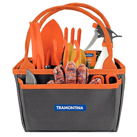 KIT PRESENTE PARA JARDINAGEM TRAMONTINA COM BOLSA DE LONA 13 PEÇAS - 78124805