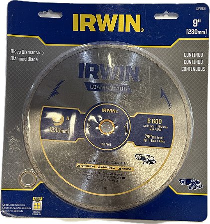 DISCO DIAMANTADO CONTÍNUO 9"X7/8" - IW47901