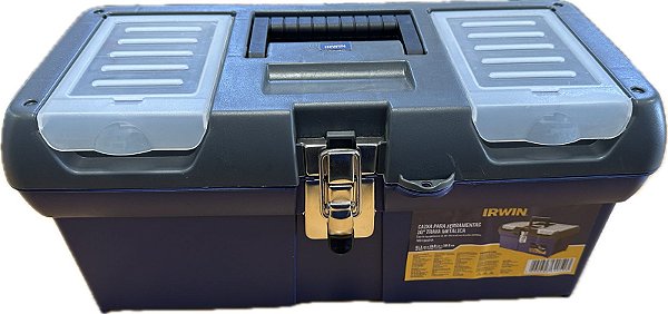 CAIXA PARA FERRAMENTAS 16", TRAVA METÁLICA, IRWIN - IWST16013-LA