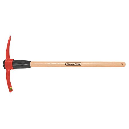 PICARETA ESTREITA TRAMONTINA EM AÇO TAMANHO 4 COM CABO DE MADEIRA 90 CM - 77300543