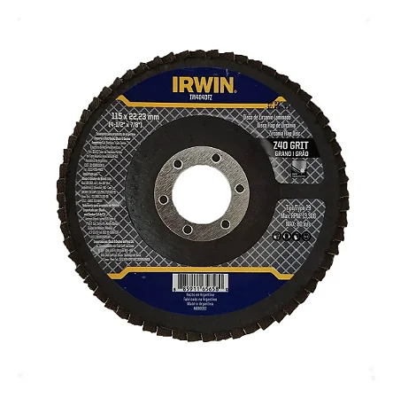DISCO DE CORTE FLAP DE ZIRCÔNIA 115X22,23MM G80 - IW4080FZBR