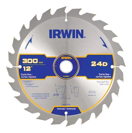 SERRA CIRCULAR CORTES RÁPIDOS 350MMX24DX30MM - IW14311