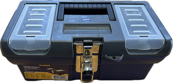 CAIXA PARA FERRAMENTAS 12.5" TRAVA METÁLICA - IWST13013-LA