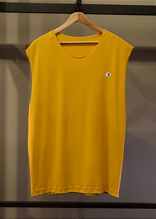 Regata Machão Dusk Basic Amarelo Mostarda