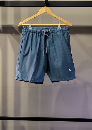 Short Linho Dusk Exclusive Azul Petróleo