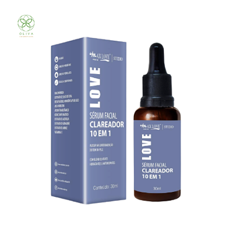 Sérum Facial Clareador 10 em 1 - Max Love 30ml