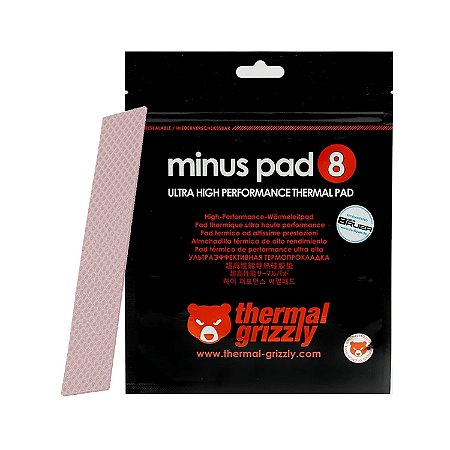 Thermal Grizzly Minus Pad 8 120x20x3mm Almofada Térmica - 1pc