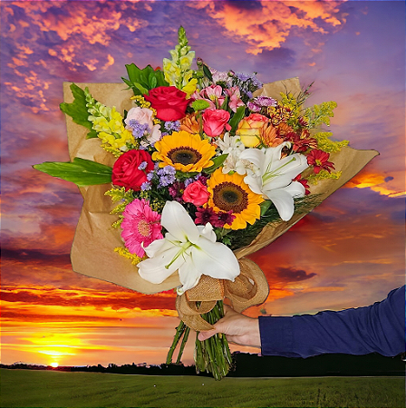 Arranjo Mix de Flores - Manhã Perfeita