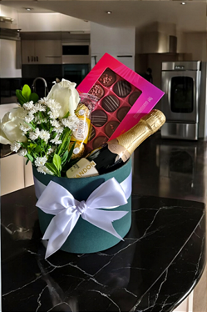 Cesta Chocolates Angel com chandon
